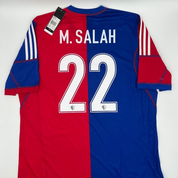 Salah #22 Basel 2012/2013 Home ORIGINAL Adidas VTG Rare Soccer Jersey (XL) - Picture 1 of 10
